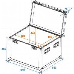 ROADINGER Universal Case Pro 60x50x50cm